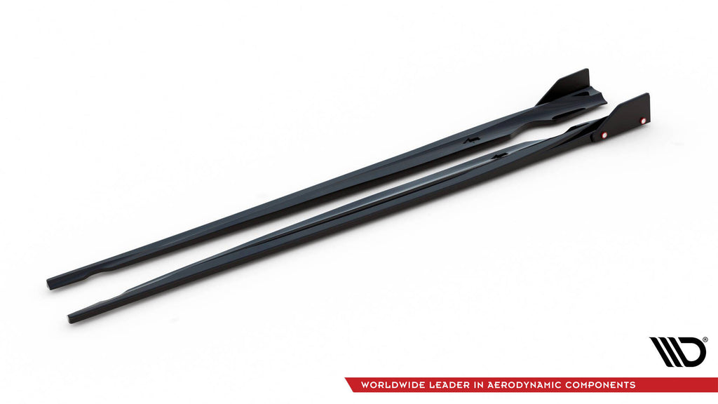 Maxton Design Street+ Seitenschweller Leisten V.2 passend für + Flaps passend für VW Scirocco R Mk3 / Mk3 Facelift