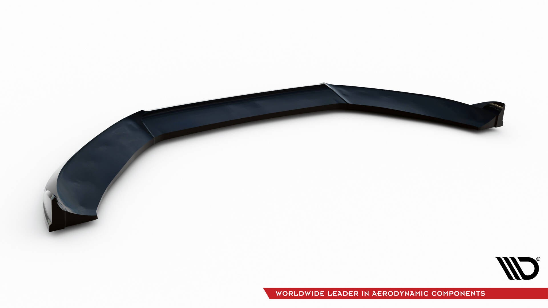 Maxton Design Street+ Spoilerlippe Front Ansatz V.3 passend für Audi S4 / A4 S-Line B8 schwarz Hochglanz