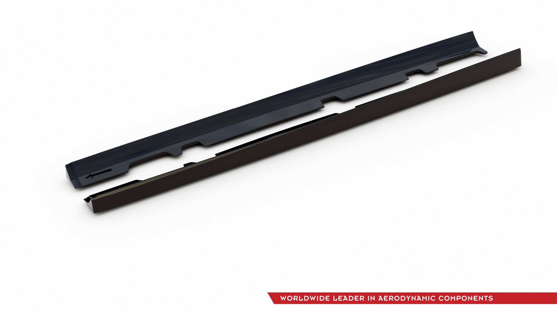 Maxton Design Street+ Seitenschweller Leisten V.2 passend für Ford Fiesta Mk8 ST / ST-Line schwarz Hochglanz
