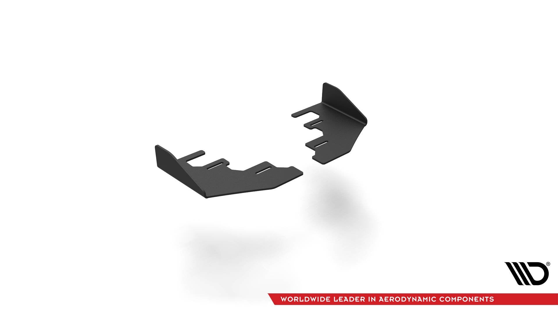 Maxton Design Hintere Seiten Flaps passend für Seat Leon FR Hatchback Mk4 schwarz Hochglanz