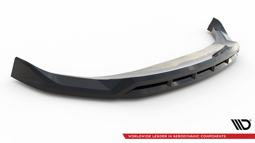 Maxton Design Street+ Spoilerlippe Front Ansatz passend für Volvo C40 Mk1 schwarz Hochglanz