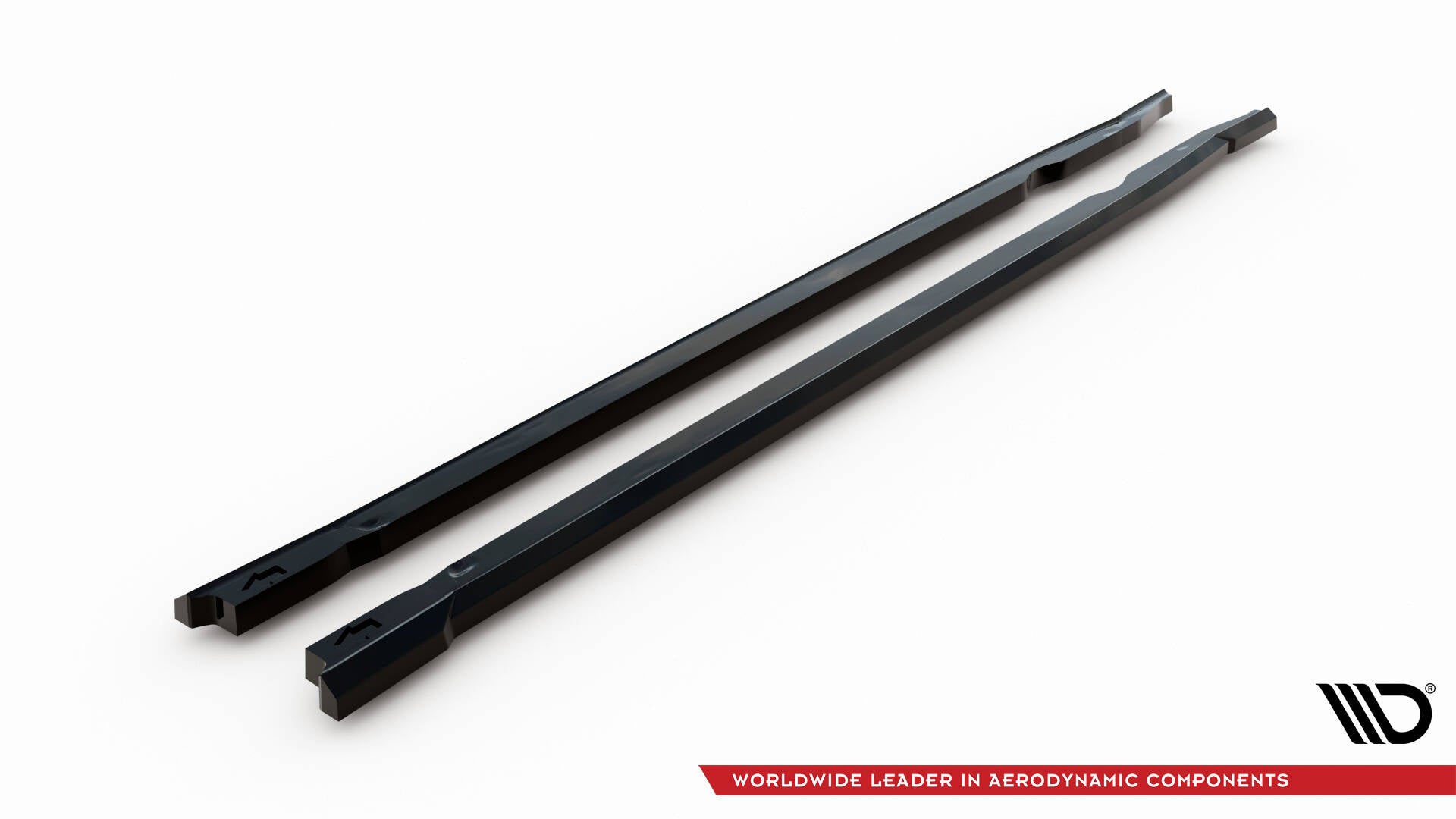 Maxton Design Street+ Seitenschweller Leisten passend für BMW X1 M35i U11 schwarz Hochglanz