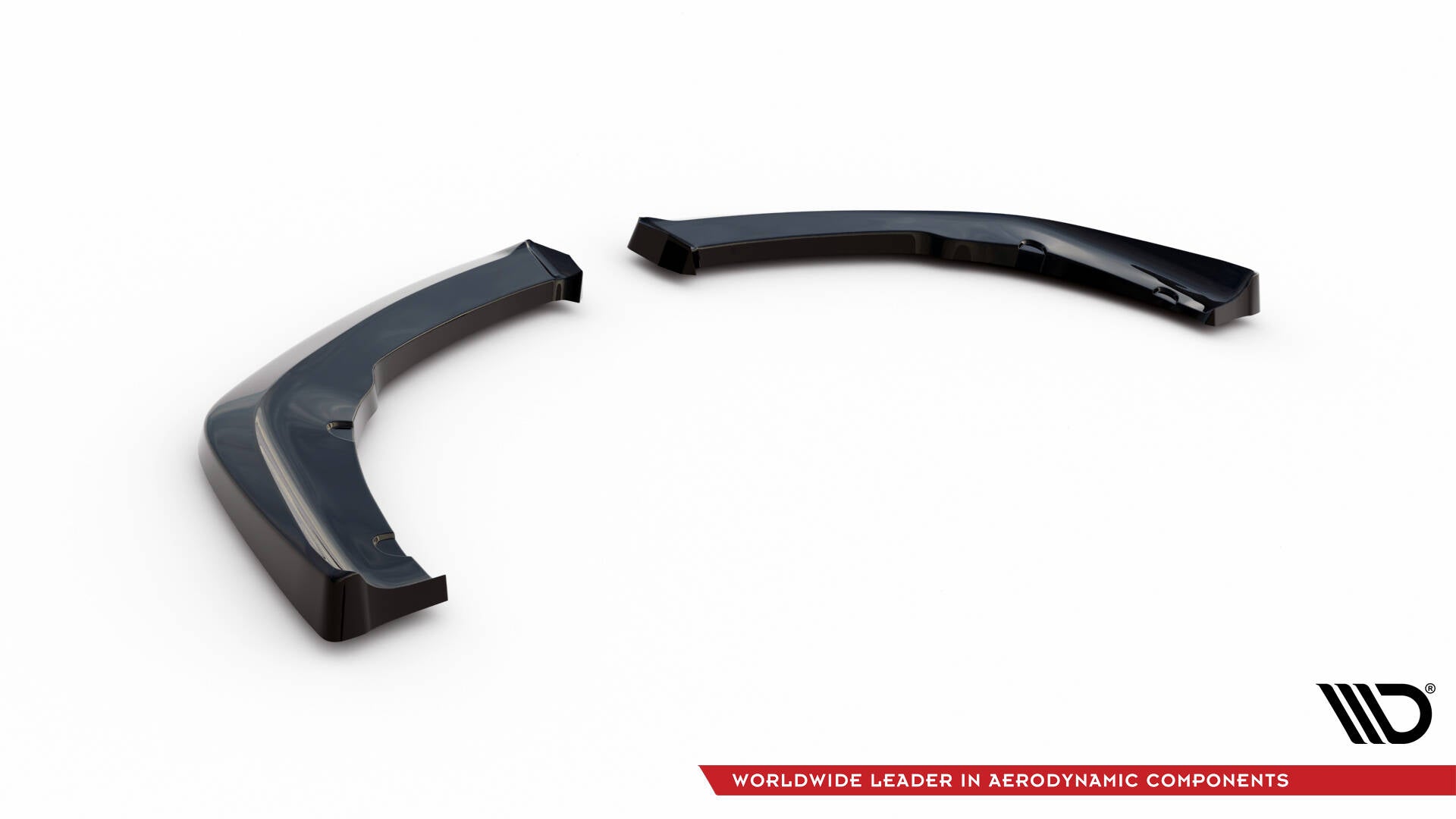 Maxton Design Heck Ansatz Flaps Diffusor passend für Porsche Boxster 987 schwarz Hochglanz