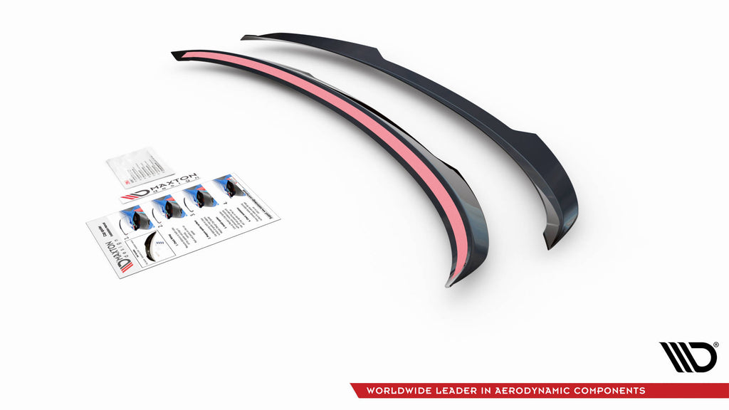 Maxton Design Spoiler CAP passend für Ford Kuga ST-Line Mk3 schwarz Hochglanz