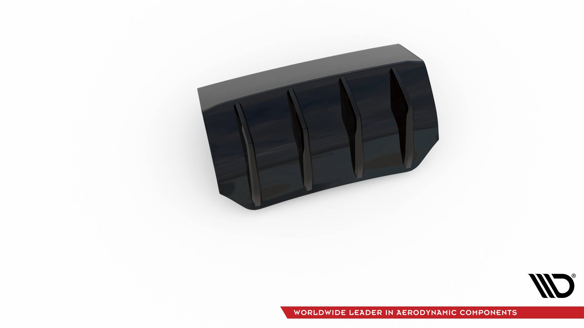 Maxton Design Diffusor Heck Ansatz passend für Porsche Macan Mk1 Facelift 2 schwarz Hochglanz