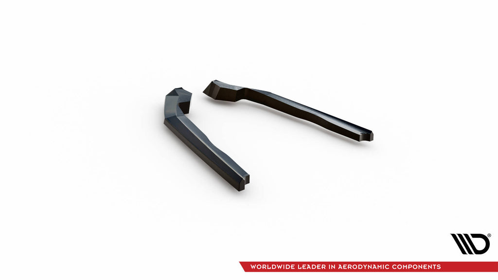 Maxton Design Heck Ansatz Flaps Diffusor V.1 passend für BMW 2 Coupe G42 schwarz Hochglanz