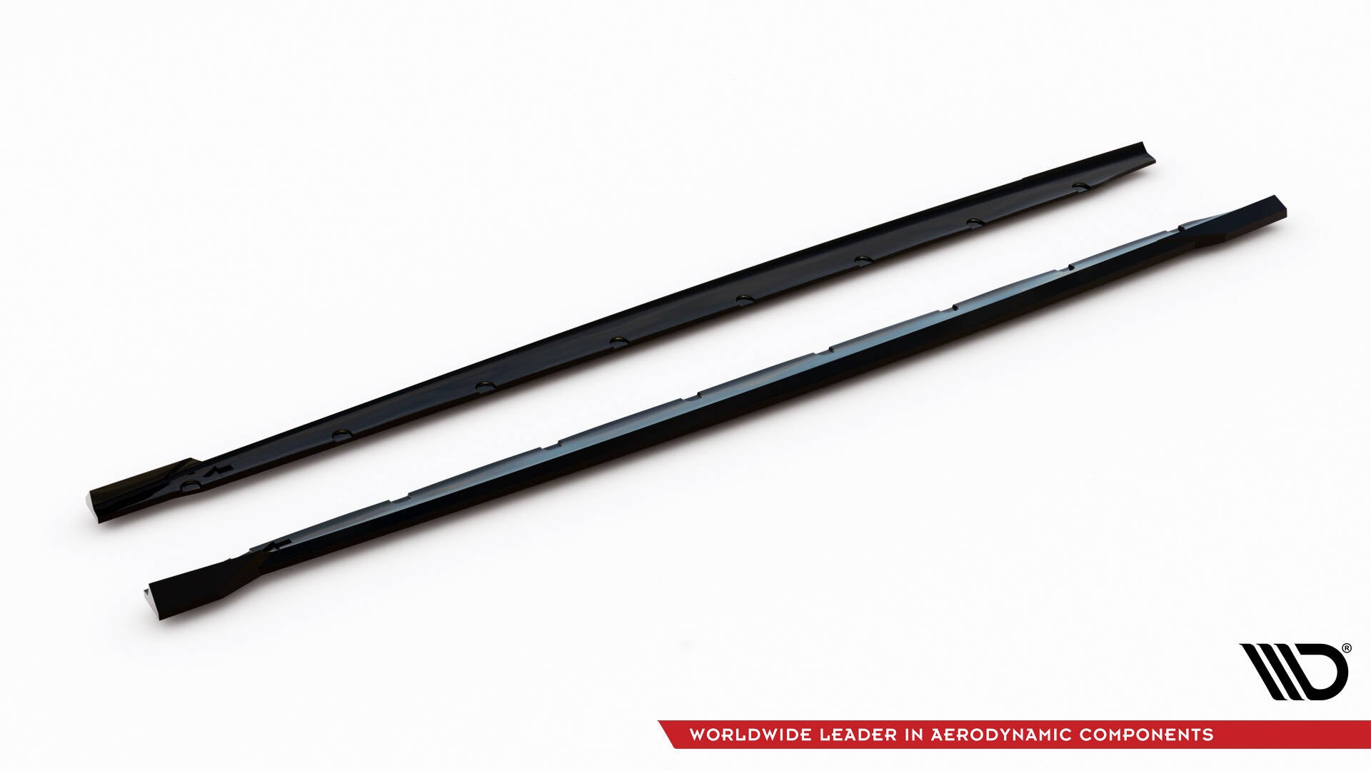 Maxton Design Street+ Seitenschweller Leisten passend für V.3 passend für BMW 1er M-Paket F70 schwarz Hochglanz