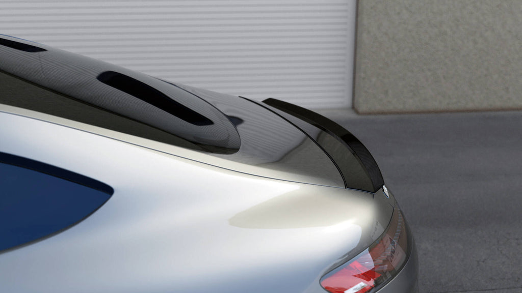 Maxton Design Spoiler CAP passend für Mercedes-AMG GT / GT S C190 Facelift schwarz Hochglanz