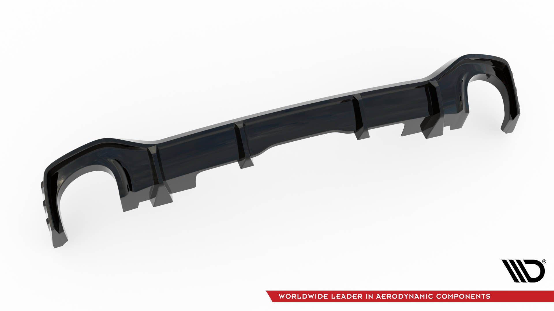 Maxton Design Diffusor Heck Ansatz passend für Audi RSQ8 Mk1 schwarz Hochglanz