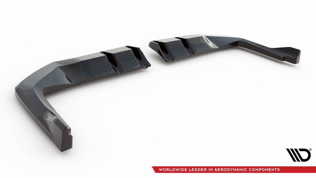 Maxton Design Street+ Mittlerer Diffusor RACE V.2 passend für Honda Civic Type-R Mk 11 schwarz Hochglanz