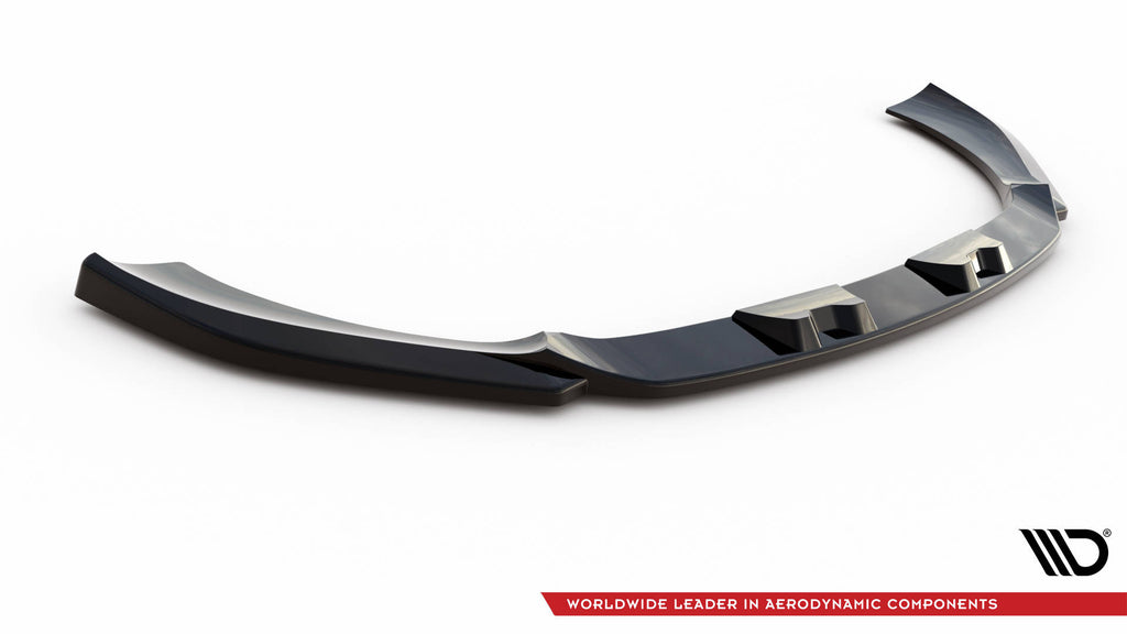 Maxton Design Street+ Spoilerlippe Front Ansatz V.2 passend für Mercedes-AMG GLB 35 / AMG-Line X247 schwarz Hochglanz