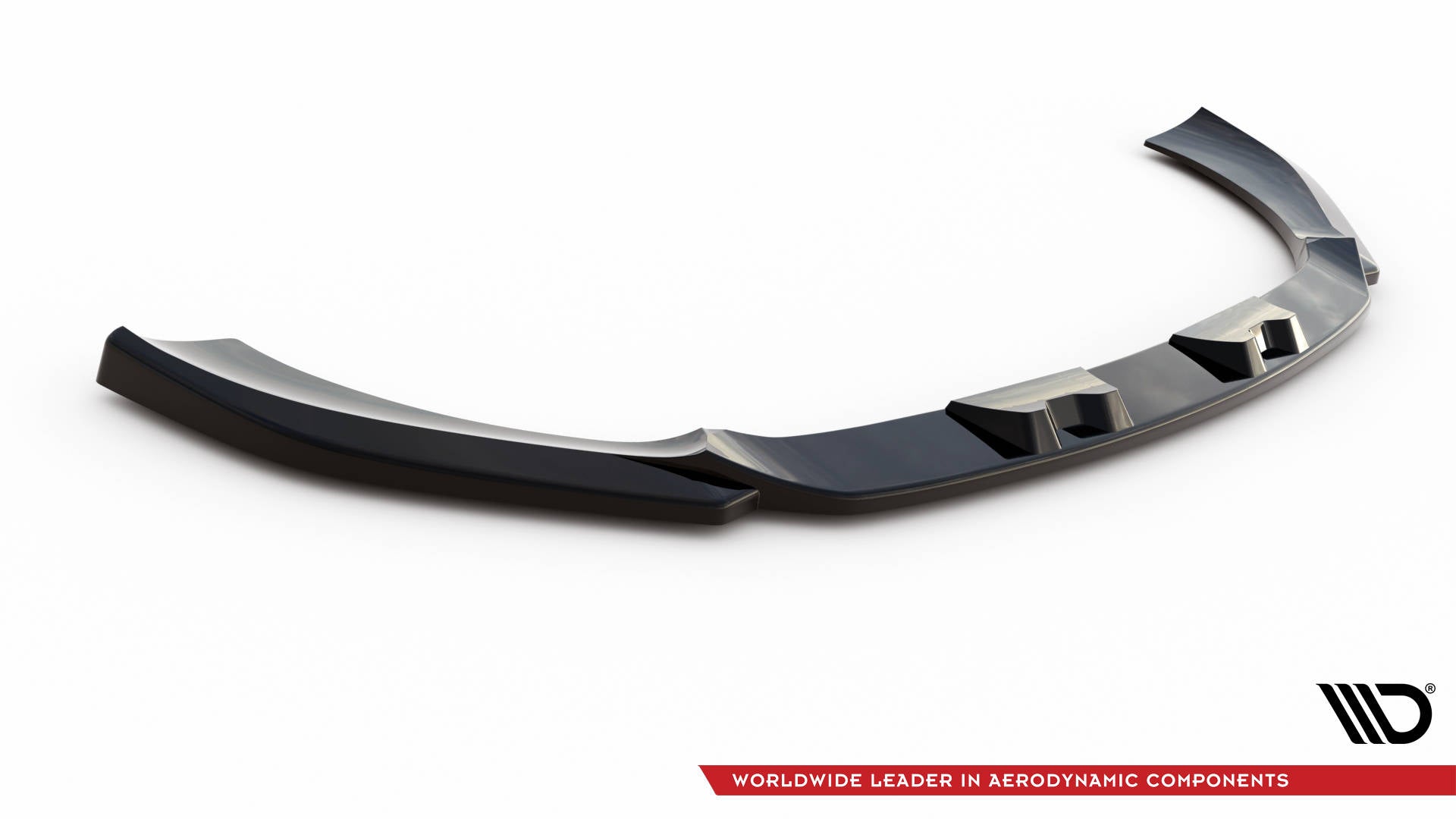 Maxton Design Street+ Spoilerlippe Front Ansatz V.2 passend für Mercedes-AMG GLB 35 / AMG-Line X247 schwarz Hochglanz