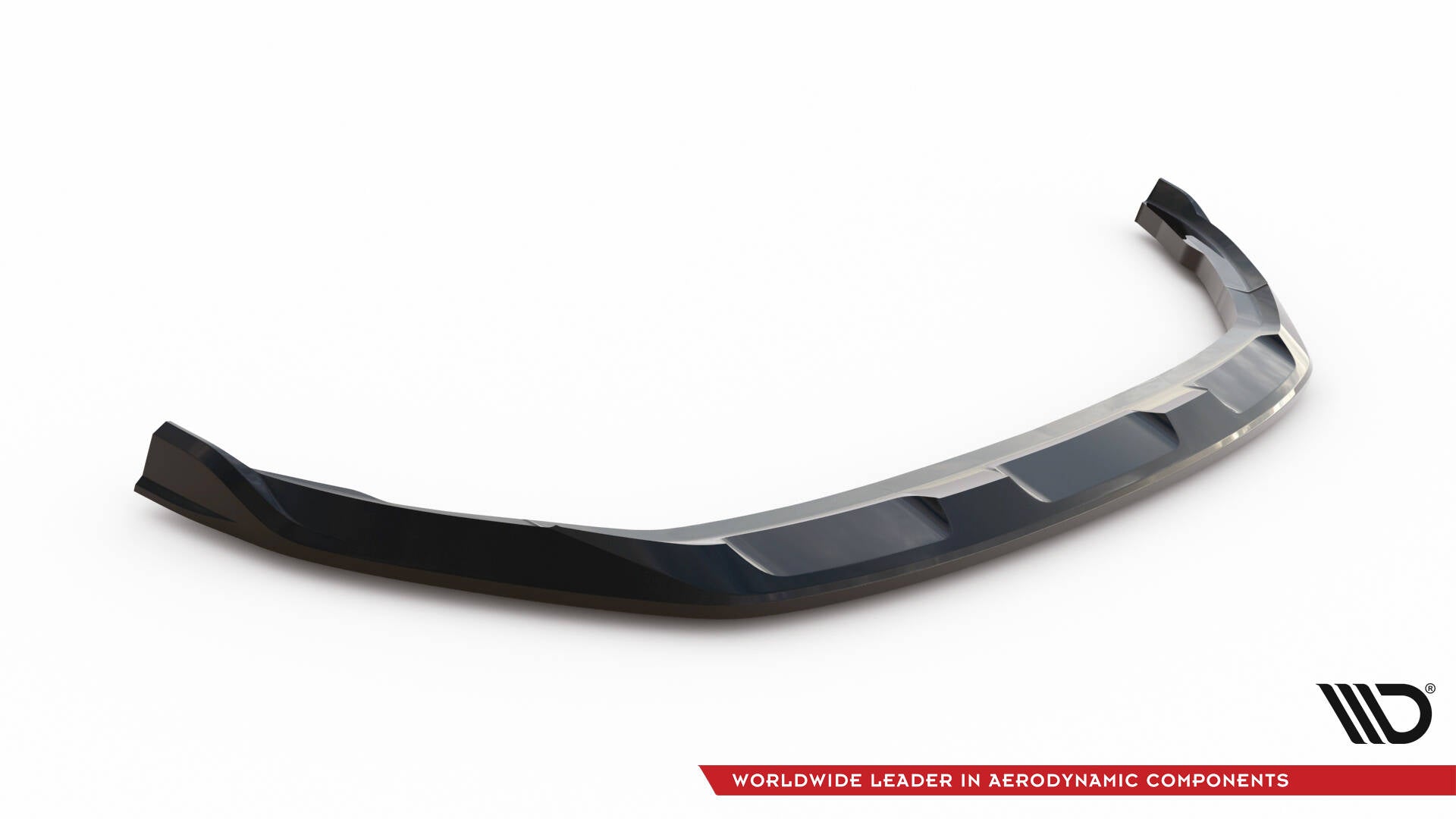 Maxton Design Street+ Spoilerlippe Front Ansatz V.1 passend für Skoda Kamiq Monte Carlo Mk1 Facelift schwarz Hochglanz
