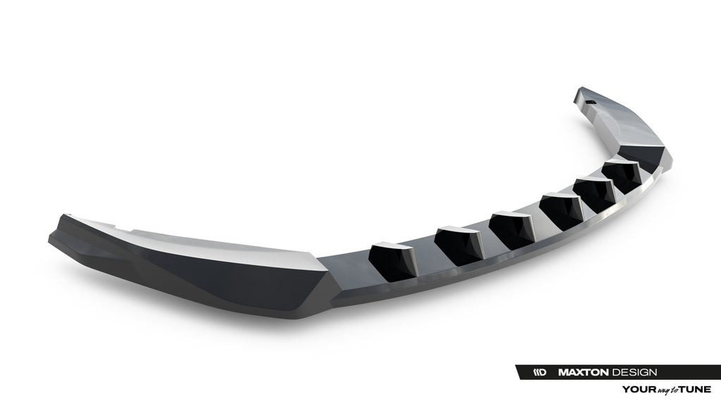 Maxton Design Street+ Spoilerlippe Front Ansatz passend für Omoda 9 Mk1 schwarz Hochglanz