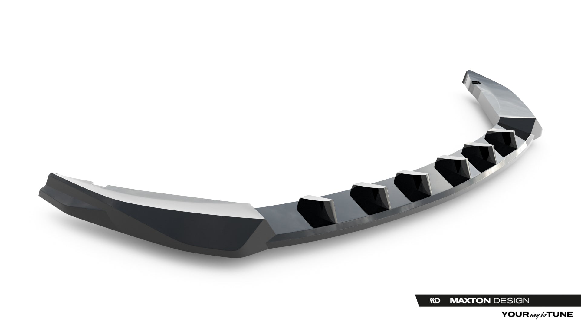 Maxton Design Street+ Spoilerlippe Front Ansatz passend für Omoda 9 Mk1 schwarz Hochglanz