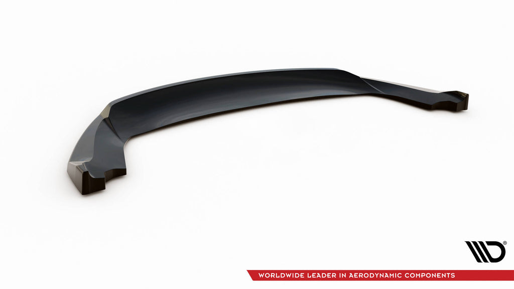 Maxton Design Street+ Spoilerlippe Front Ansatz V.1 passend für Seat Ibiza FR SC Mk4 Facelift schwarz Hochglanz
