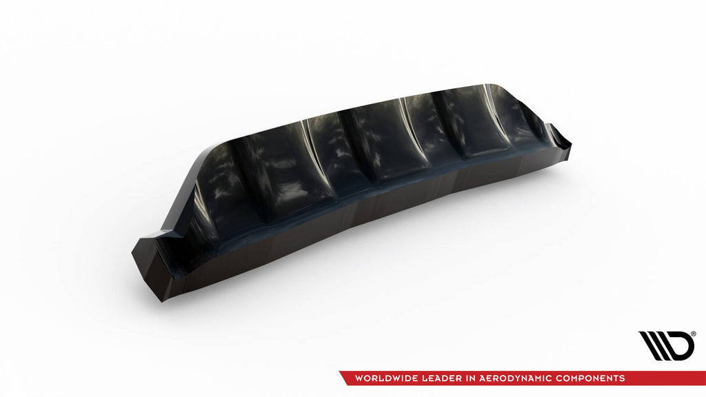 Maxton Design Street+ Mittlerer Diffusor RACE passend für Ford Kuga ST-Line Mk2 Facelift schwarz Hochglanz