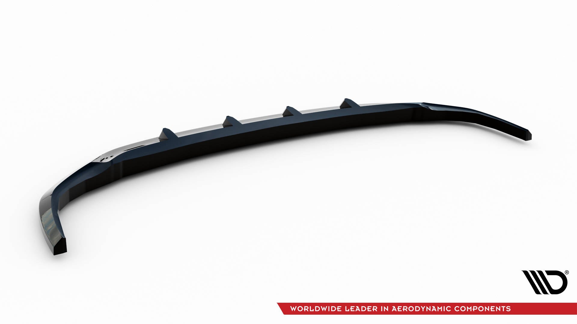 Maxton Design Street+ Spoilerlippe Front Ansatz V.1 passend für BMW 2 Coupe G42 schwarz Hochglanz