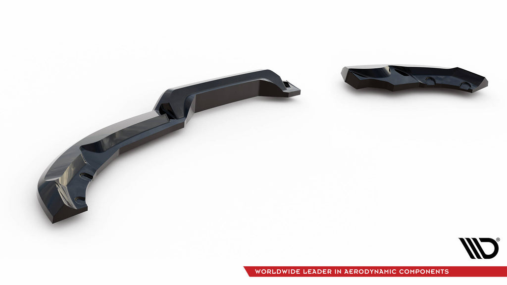 Maxton Design Street+ Mittlerer Diffusor RACE passend für Renault Clio R.S. Line Mk5 schwarz Hochglanz