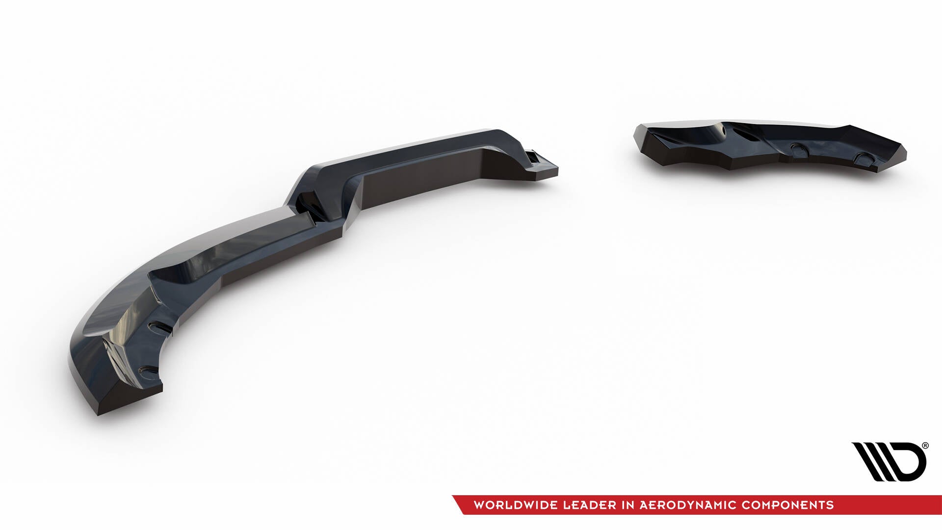 Maxton Design Street+ Mittlerer Diffusor RACE passend für Renault Clio R.S. Line Mk5 schwarz Hochglanz