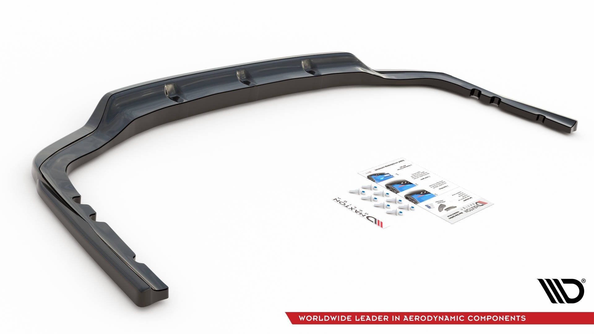 Maxton Design Street+ Mittlerer Diffusor RACE passend für BMW X7 M-Paket G07 schwarz Hochglanz