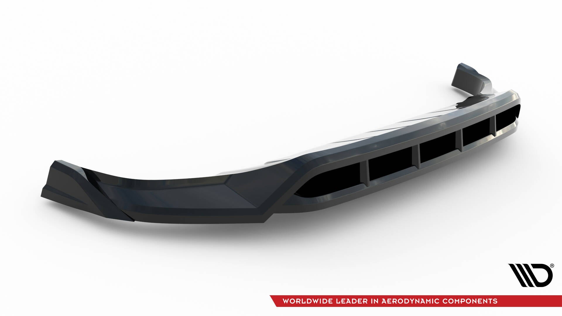 Maxton Design Street+ Spoilerlippe Front Ansatz passend für Porsche Cayenne Sport Design / Turbo SUV / Coupe Mk3 Facelift schwarz Hochglanz