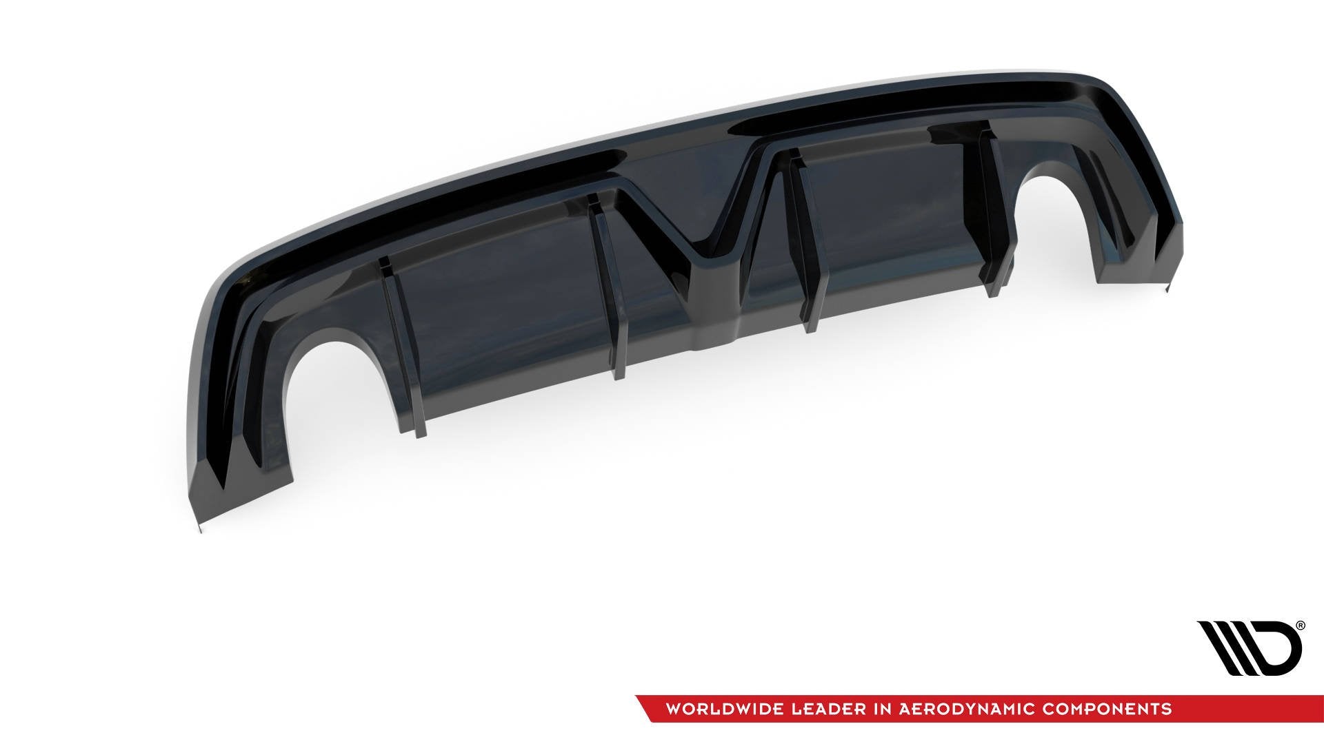 Maxton Design Diffusor Heck Ansatz passend für Alfa Romeo Giulietta (Einzelauspuff li. re.)