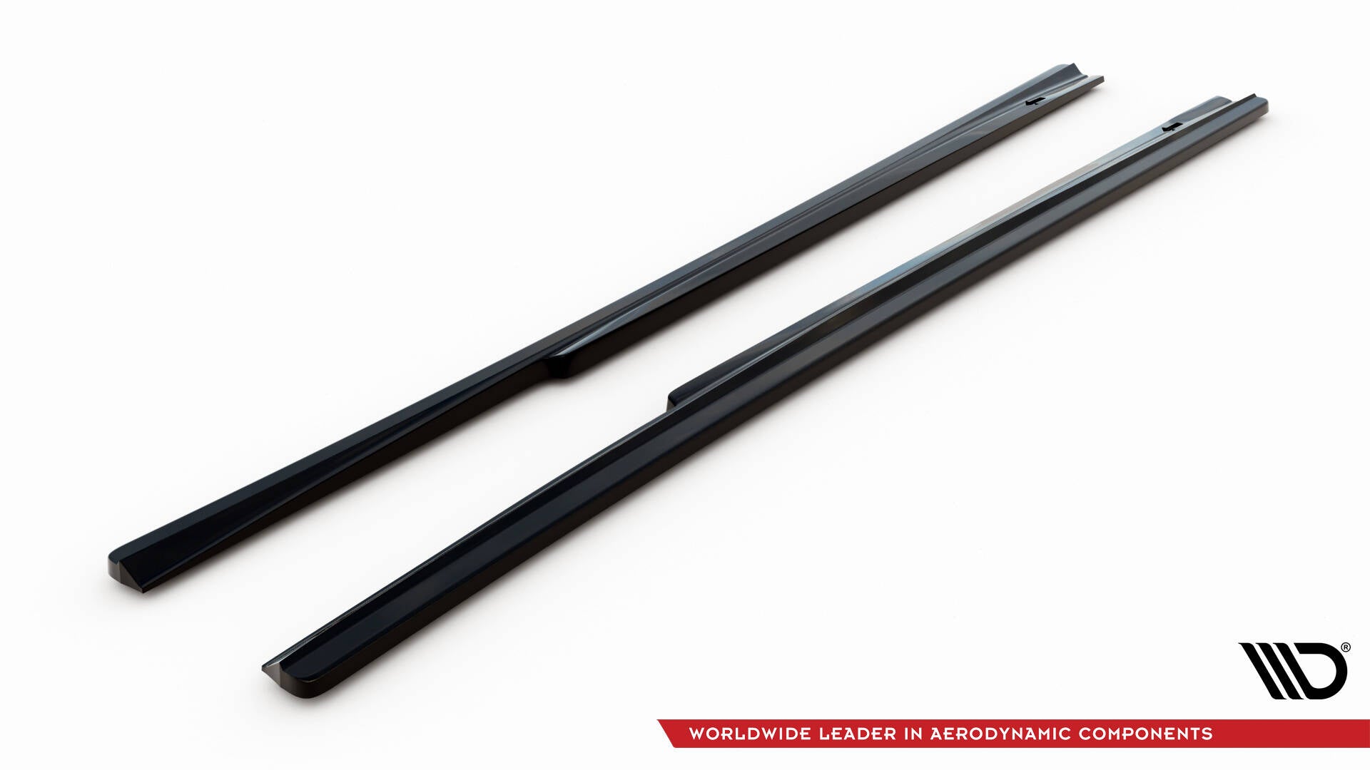 Maxton Design Street+ Seitenschweller Leisten passend für Mercedes-Benz S Long W222 schwarz Hochglanz