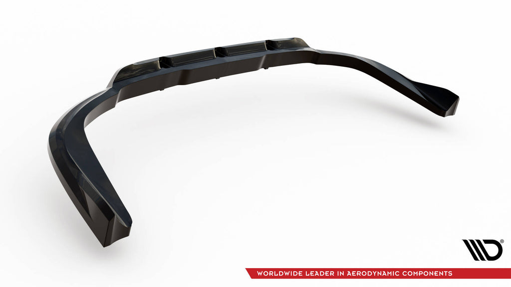 Maxton Design Street+ Mittlerer Diffusor RACE passend für Lexus RX F-Sport Mk4 Facelift schwarz Hochglanz