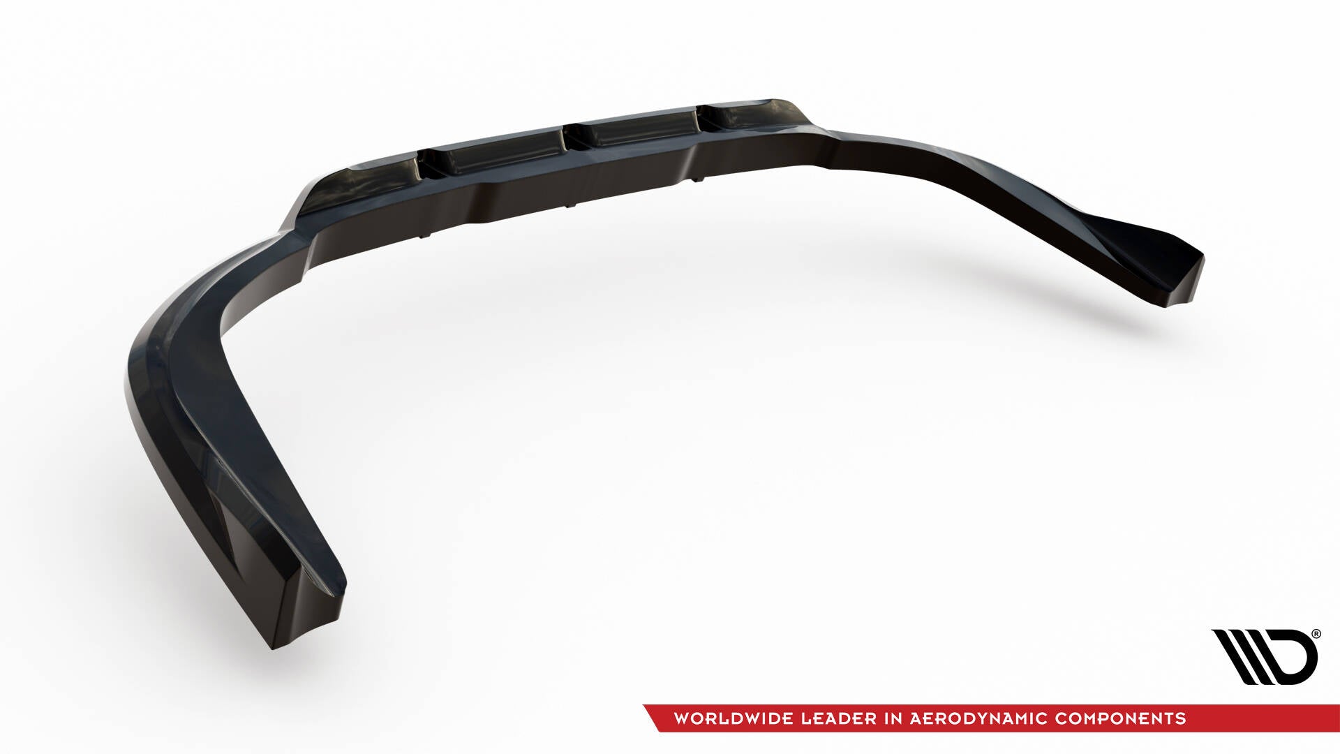 Maxton Design Street+ Mittlerer Diffusor RACE passend für Lexus RX F-Sport Mk4 Facelift schwarz Hochglanz