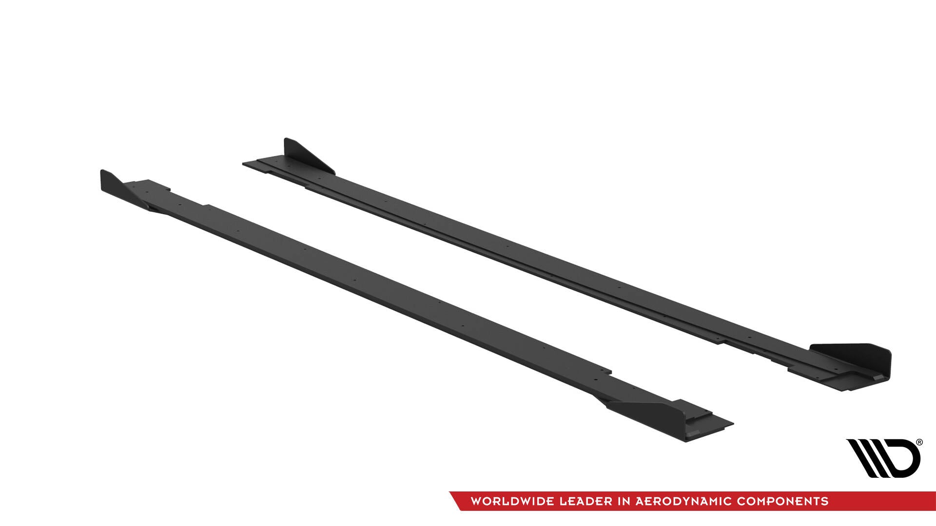 Maxton Design Street Pro Street+ Seitenschweller Leisten + Flaps passend für Kia Stinger GT / GT-Line / Standard Mk1 schwarz Hochglanz