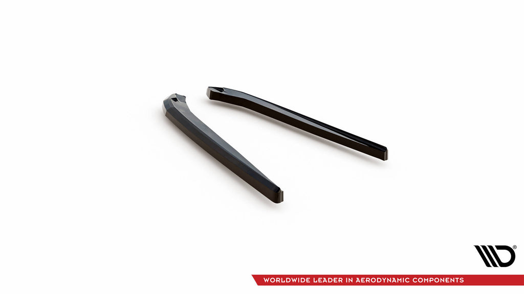 Maxton Design Heck Ansatz Flaps Diffusor passend für BMW 5er G30 / G31 Facelift schwarz Hochglanz