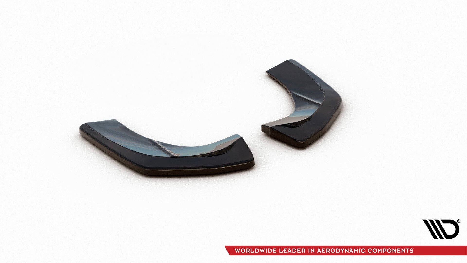 Maxton Design Heck Ansatz Flaps Diffusor passend für Hyundai I30 N Mk3 Fastback schwarz Hochglanz