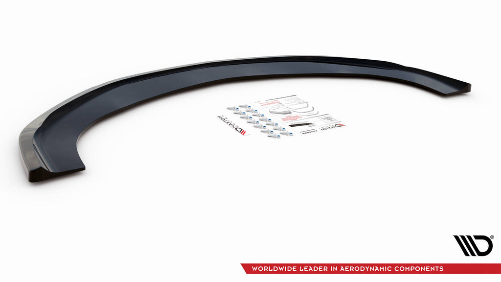 Maxton Design Street+ Spoilerlippe Front Ansatz V.2 passend für Bentley Continental GT V8 S Mk2 schwarz Hochglanz