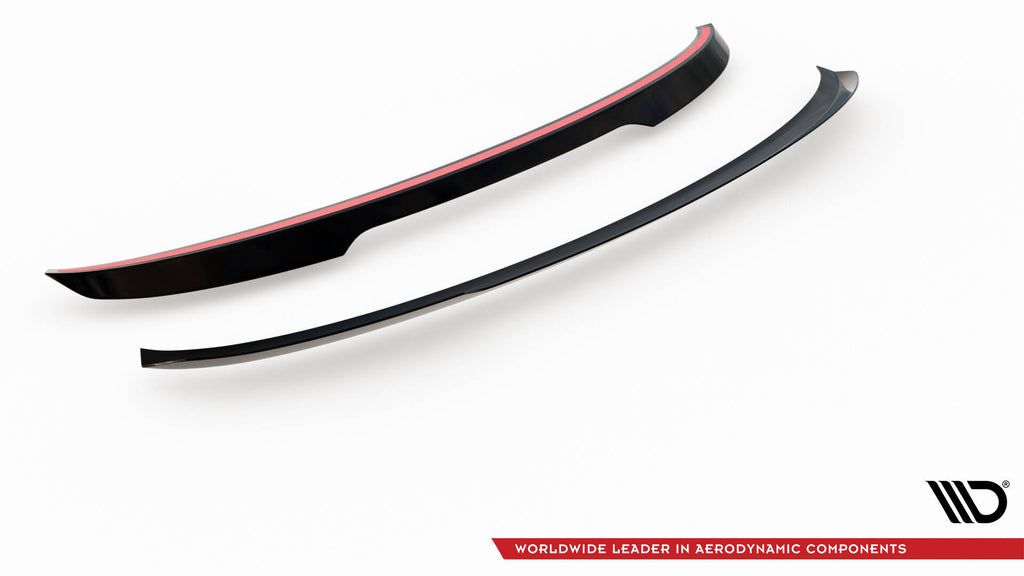 Maxton Design Spoiler CAP passend für BMW 5er GT M-Paket F07 schwarz Hochglanz