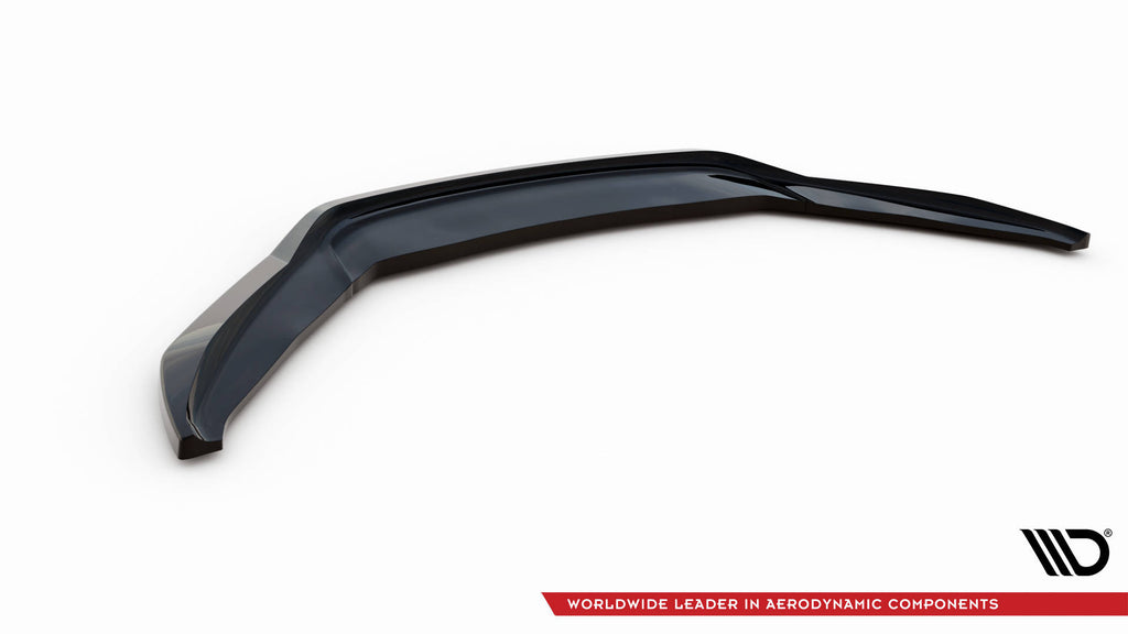Maxton Design Street+ Spoilerlippe Front Ansatz V.2 passend für VW Scirocco Mk3 schwarz Hochglanz