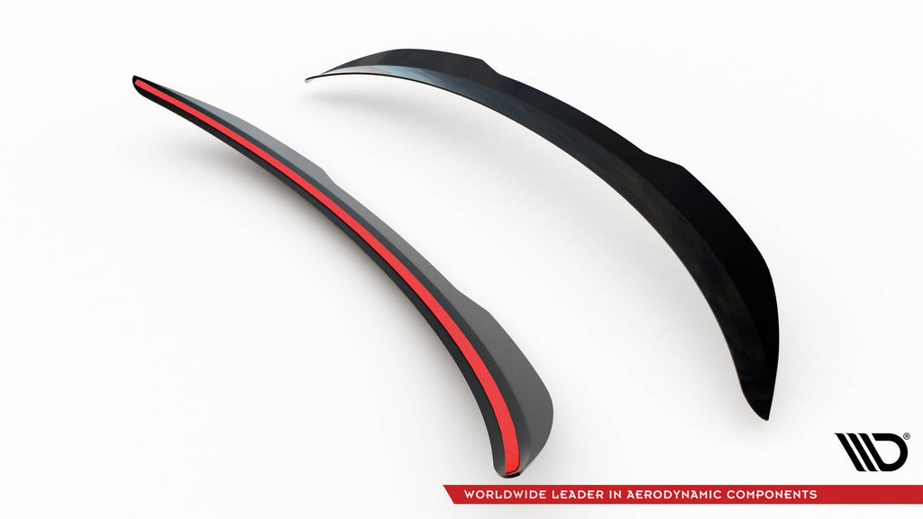 Maxton Design Spoiler CAP passend für Renault Megane RS Trophy / RS Cup Mk3 schwarz Hochglanz