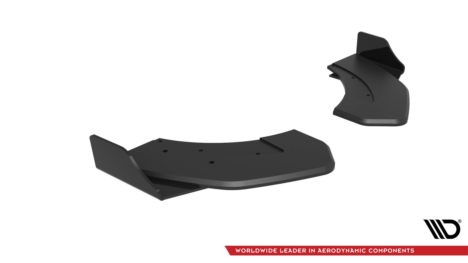 Maxton Design Street Pro Heck Ansatz Flaps Diffusor + Flaps passend für Hyundai Veloster N Mk2 schwarz Hochglanz