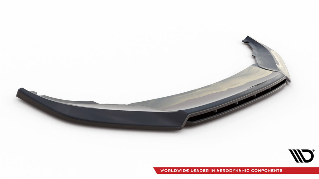 Maxton Design Street+ Spoilerlippe Front Ansatz V.5 passend für Cupra Formentor Mk1 schwarz Hochglanz