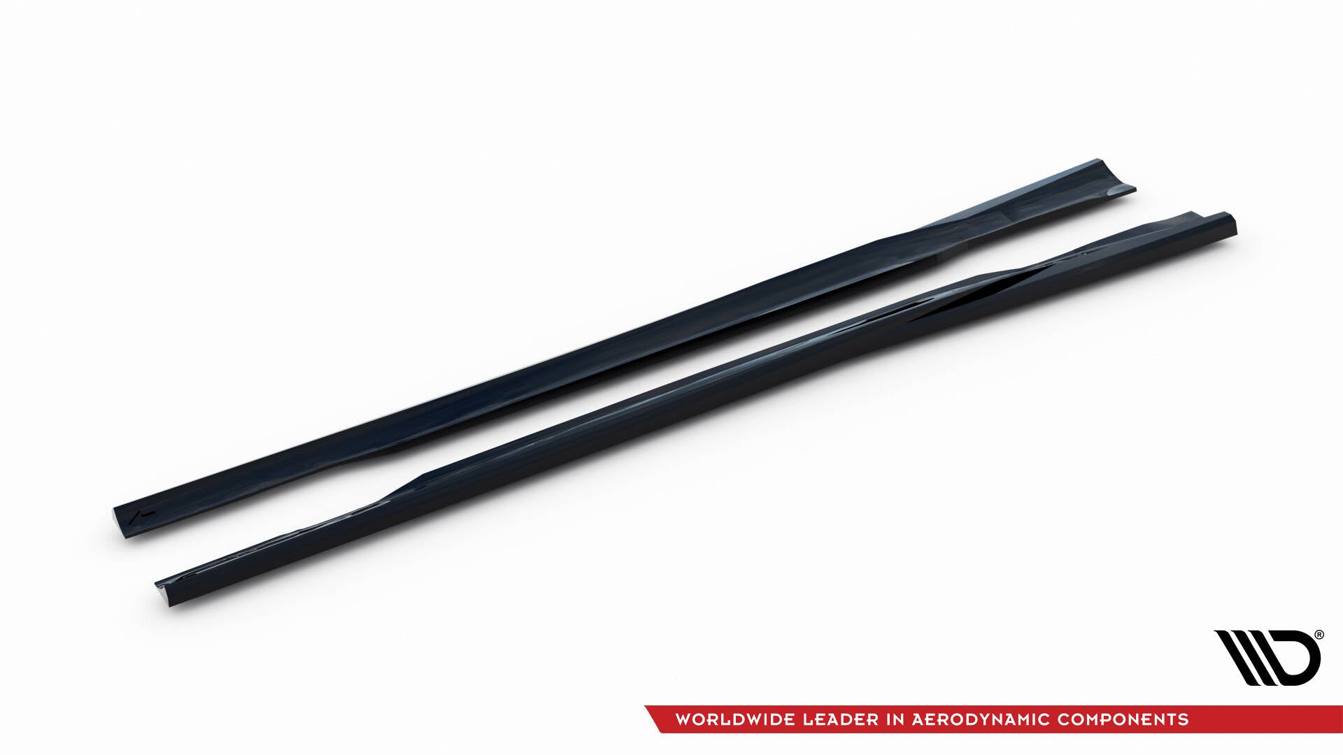 Maxton Design Street+ Seitenschweller Leisten passend für Mercedes-Benz A45 AMG W176 schwarz Hochglanz