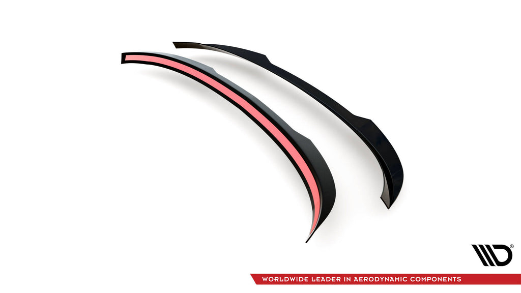Maxton Design Spoiler CAP passend für Ford Mondeo Kombi ST-Line Mk4 Facelift schwarz Hochglanz