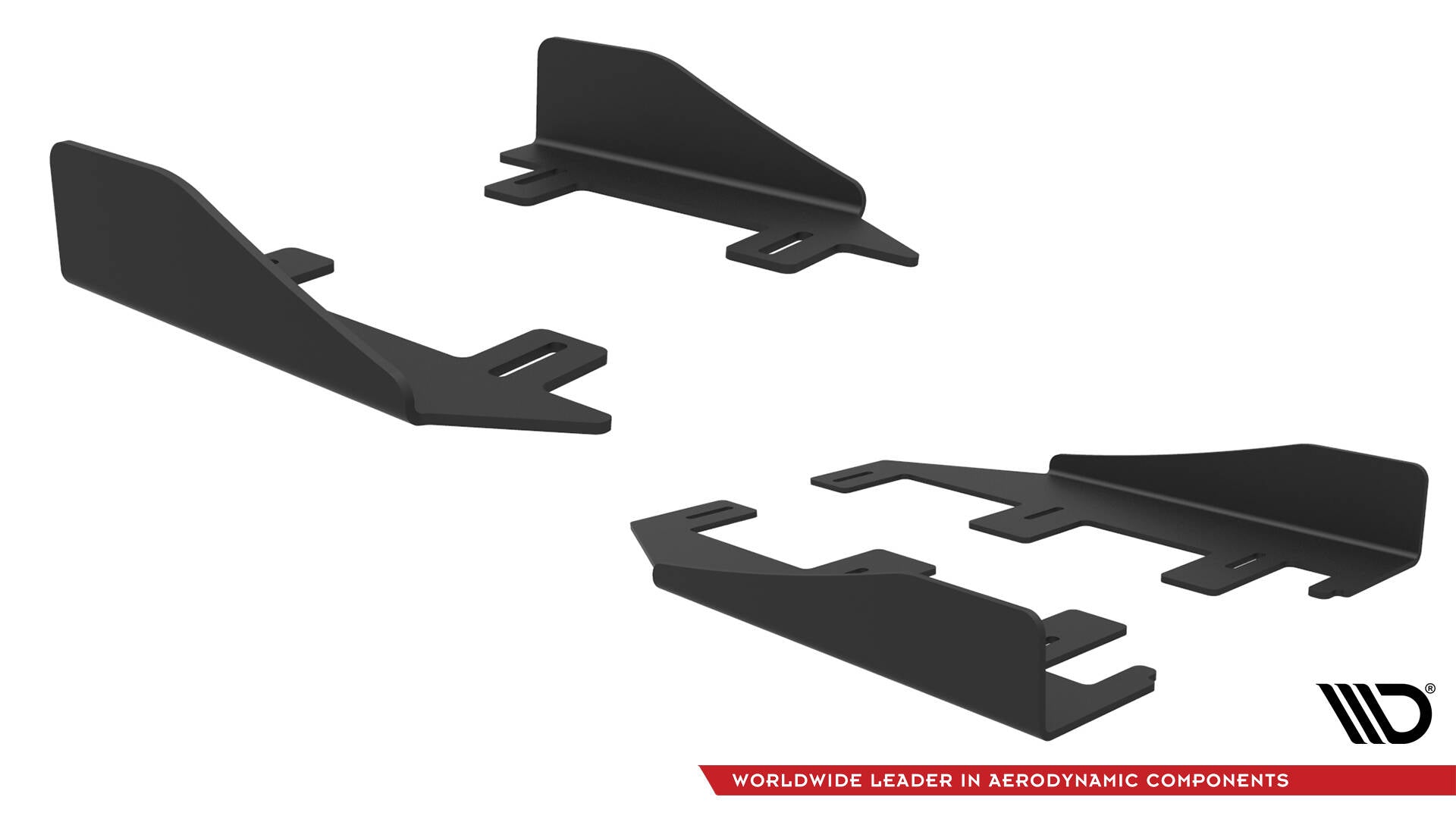 Maxton Design Seitenschweller Flaps passend für Audi S3 / A3 S-Line Limousine 8V schwarz Hochglanz