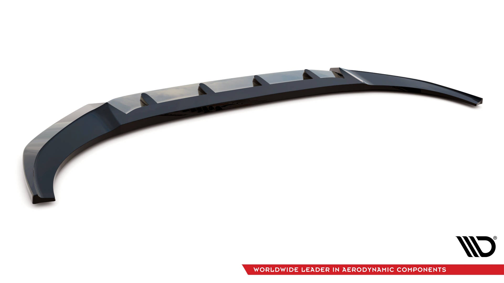 Maxton Design Street+ Spoilerlippe Front Ansatz V.1 passend für Audi RSQ8 Mk1 schwarz Hochglanz