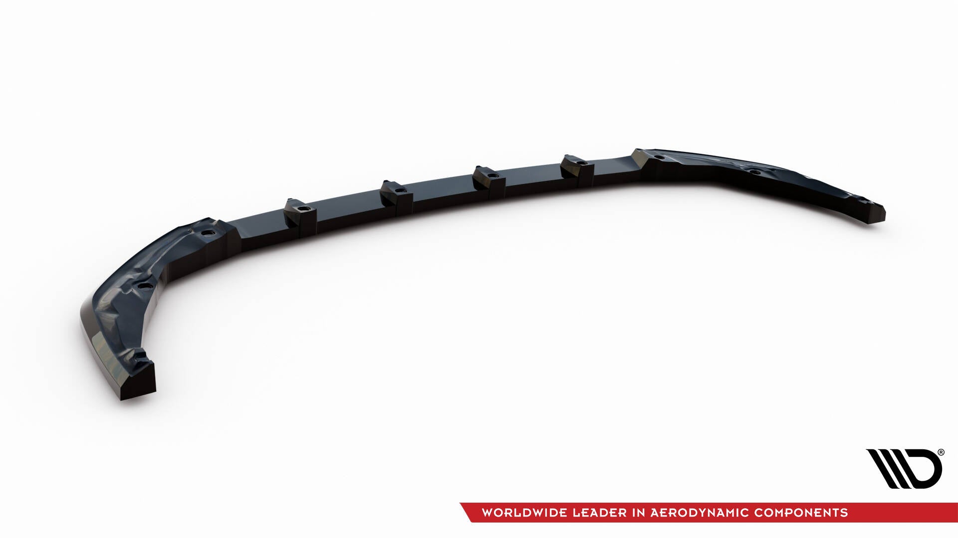Maxton Design Street+ Spoilerlippe Front Ansatz passend für Toyota Sienna Mk4 schwarz Hochglanz