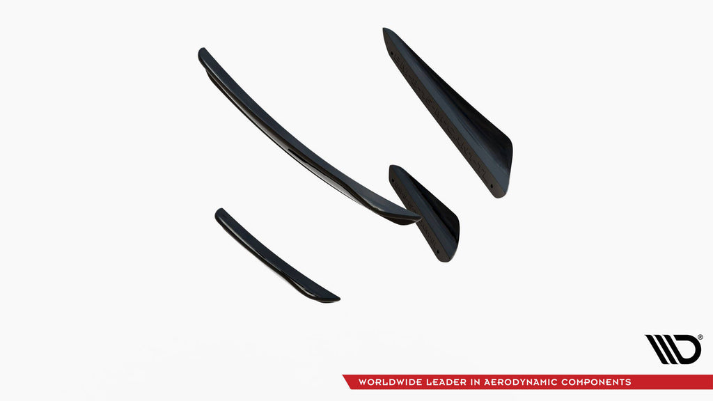 Maxton Design Stoßstangen Flaps Wings vorne Canards passend für BMW M8 Gran Coupe F93 / Coupe F92