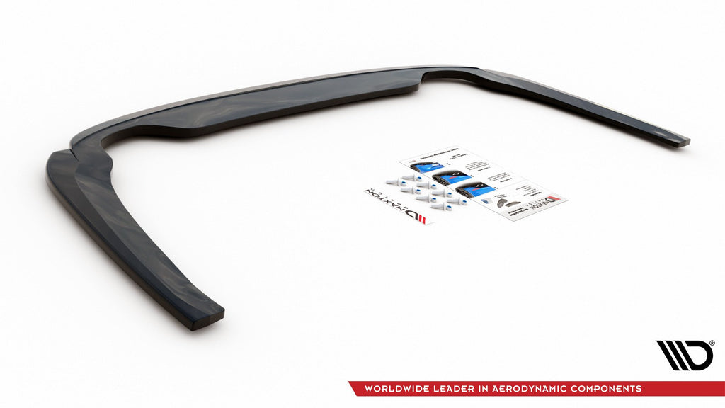 Maxton Design Mittlerer Diffusor Heck Ansatz für Skoda Octavia Mk4 Carbon Look