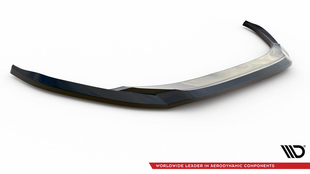 Maxton Design Street+ Spoilerlippe Front Ansatz V.2 passend für Audi A3 8Y schwarz Hochglanz