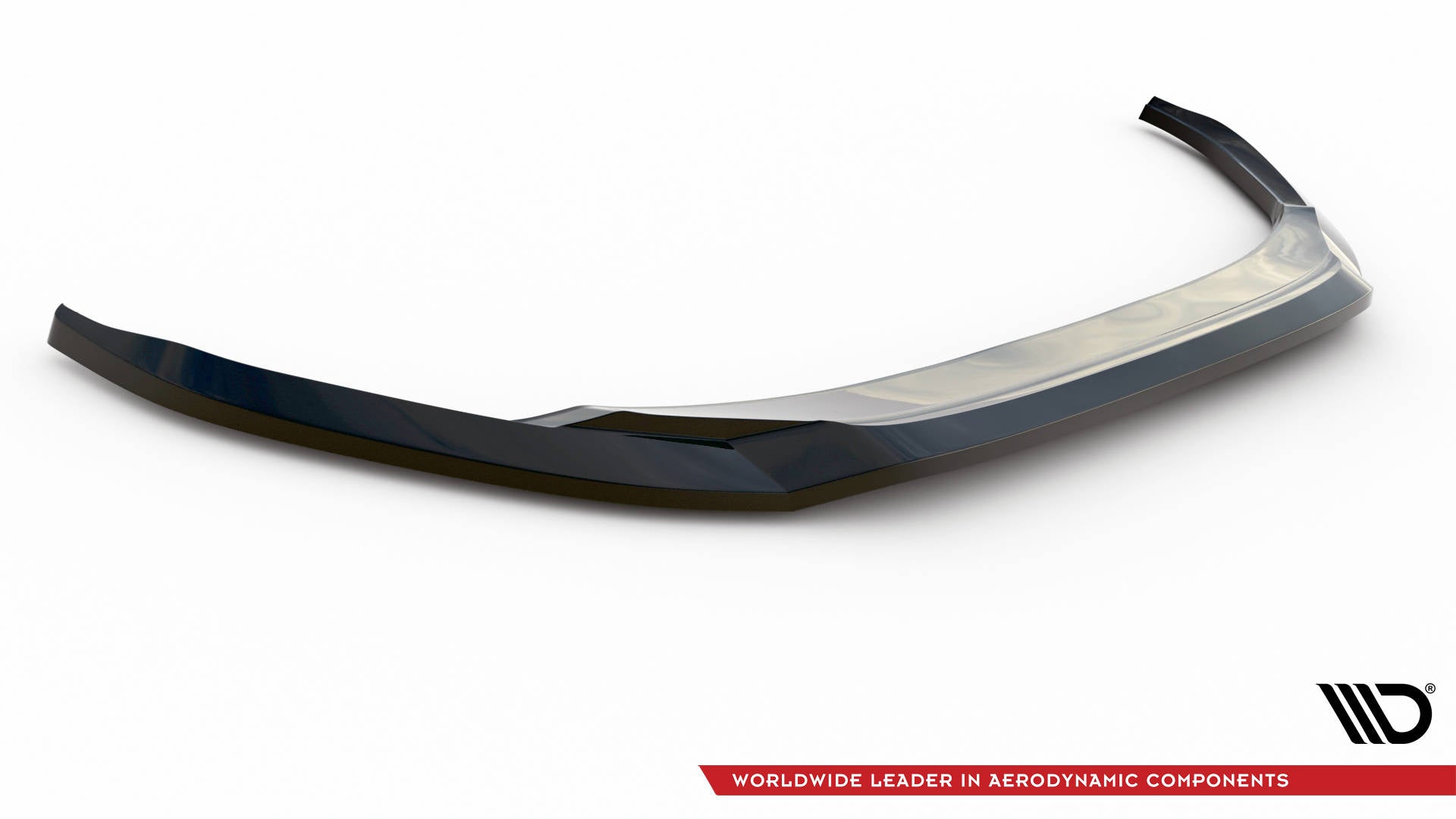 Maxton Design Street+ Spoilerlippe Front Ansatz V.2 passend für Audi A3 8Y schwarz Hochglanz