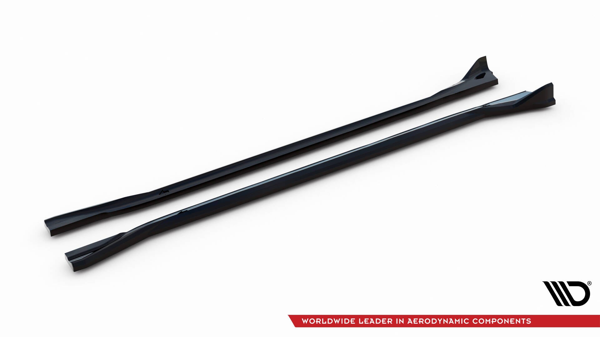 Maxton Design Street+ Seitenschweller Leisten passend für BMW XM G09 schwarz Hochglanz