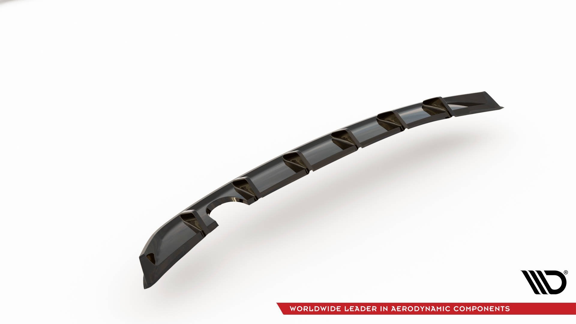 Maxton Design Diffusor Heck Ansatz passend für VW Up GTI schwarz Hochglanz